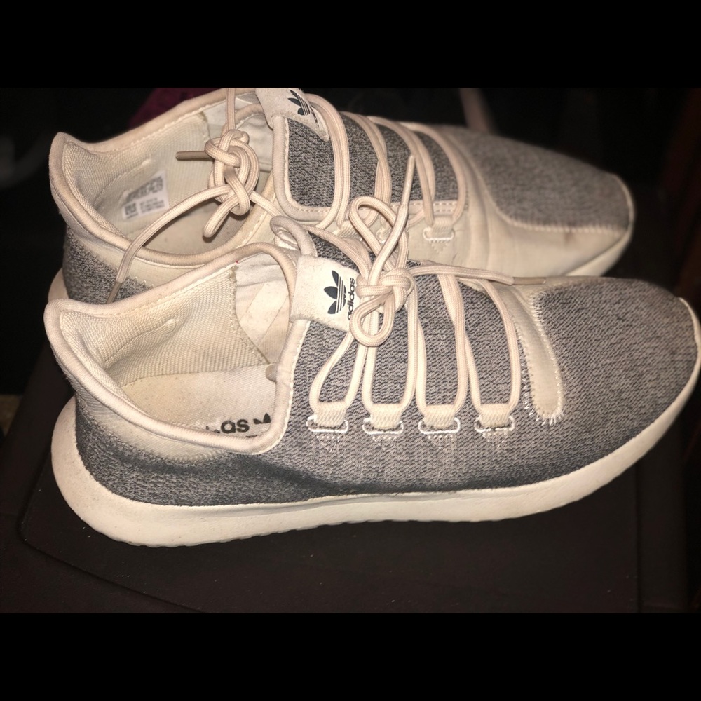 Authentic Beige Adidas Tubulars